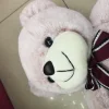 Realistic and cute bow tie plush toys, cute plush bear figurines, factory direct sales figurines Specification image